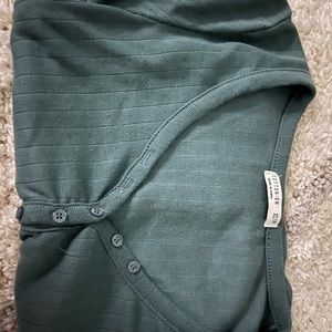 green cotton on longer shirt